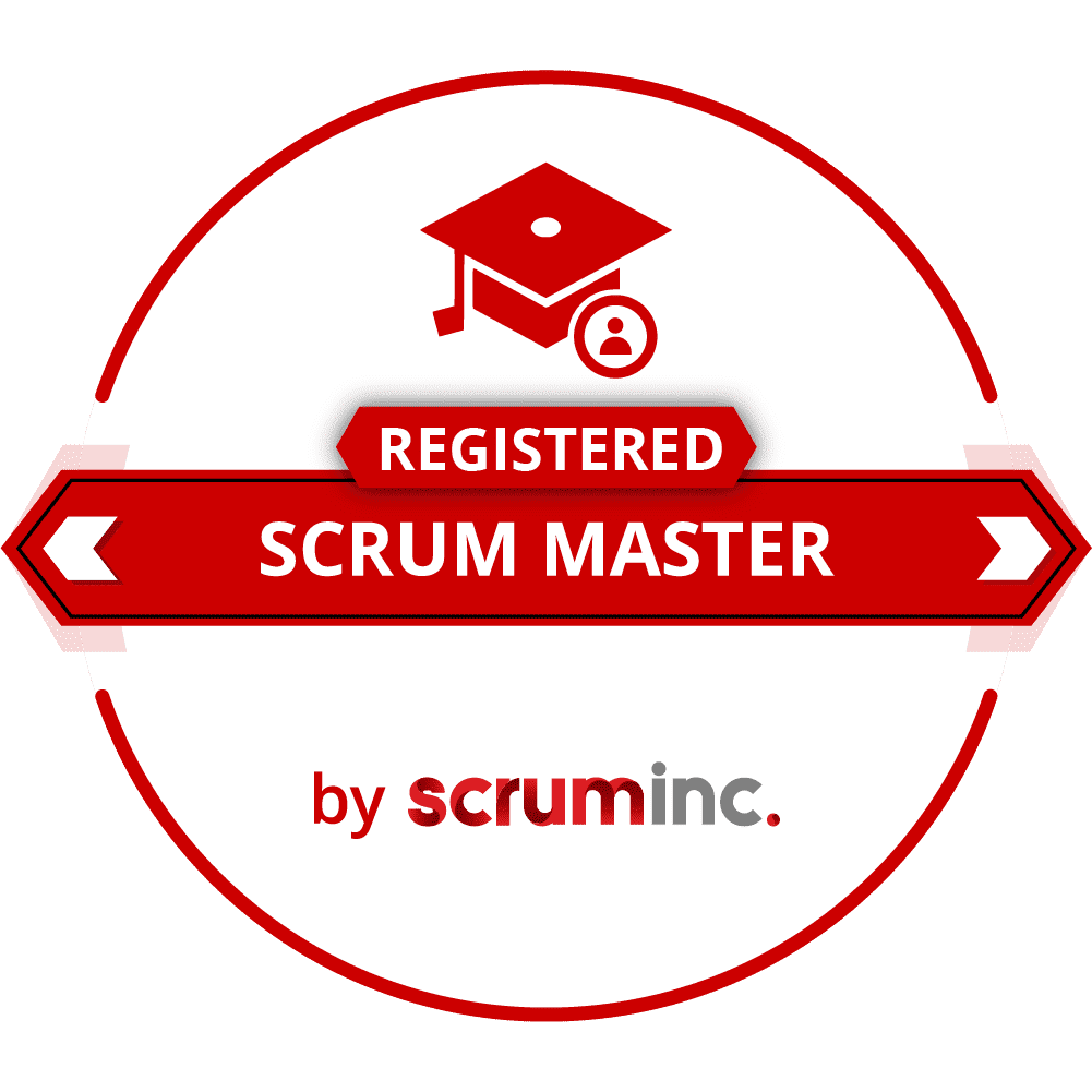 Scrum Master Badge der Scrum Inc.