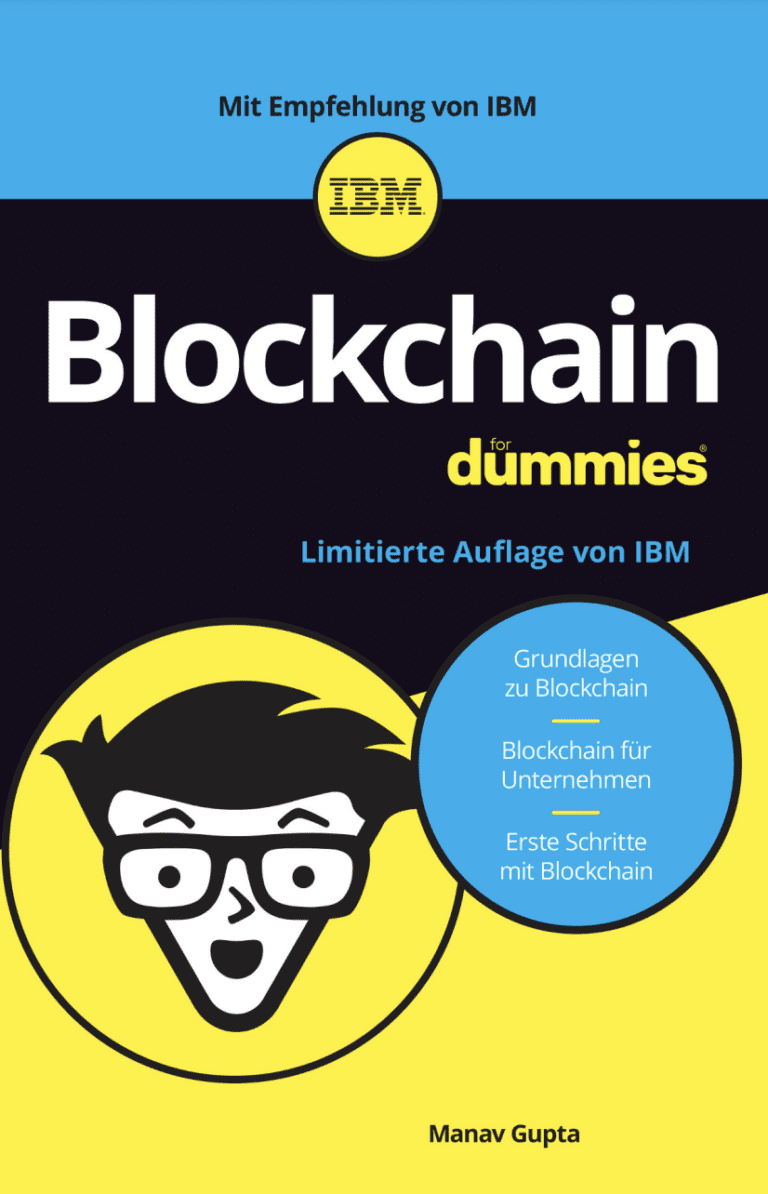 Cover: Blockchain For Dummies. Limitierte Auflage von IBM. Grundlagen zu Blockchain, Blockchain für Unternehmen, Erste Schritte mit Blockchain.
