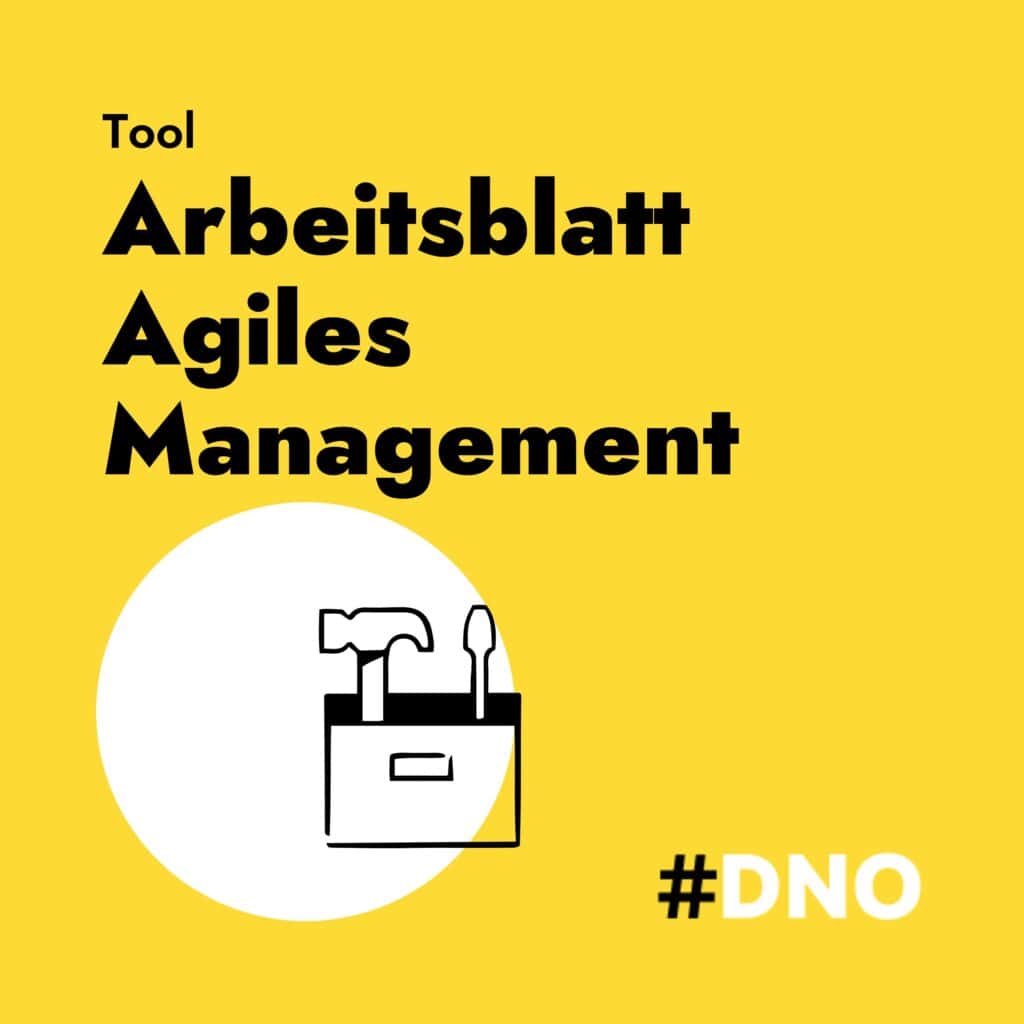 Cover: Tool: Arbeitsblatt Agiles Management